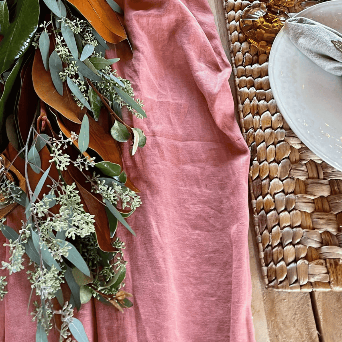 Thanksgiving Seeded Eucalyptus Garland 8ft Hope Flower Farm