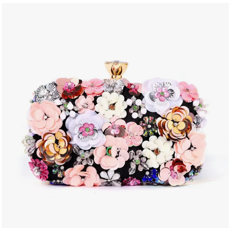 Floral evening bag online