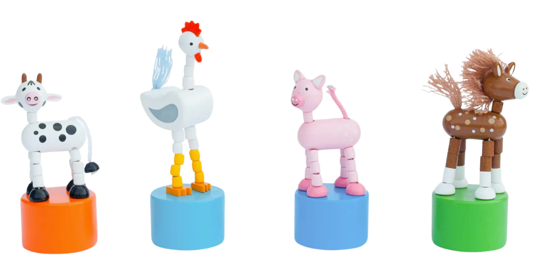 Farm Friends Push Puppet | Hope Flower Farm