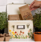 seed tins garden Botanical Gardens Tin Seed Saver