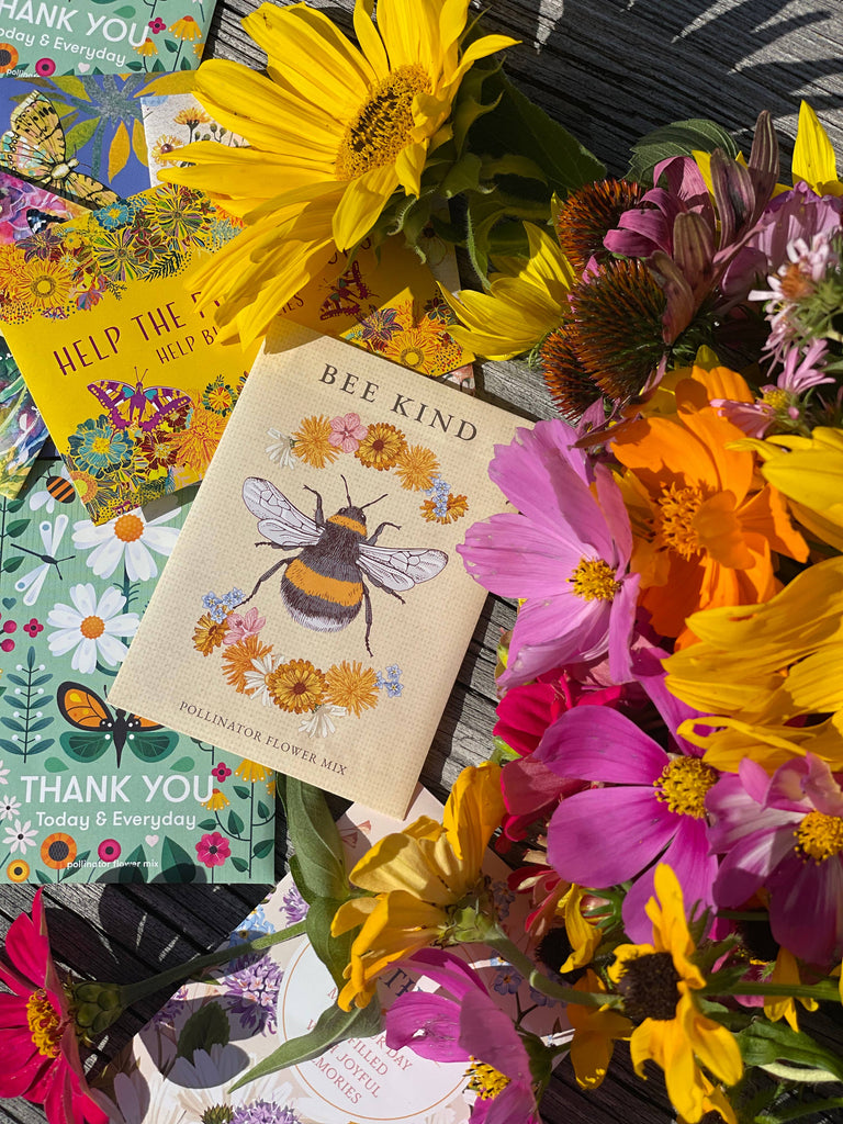 wildflower mix seed packets Bee Kind
