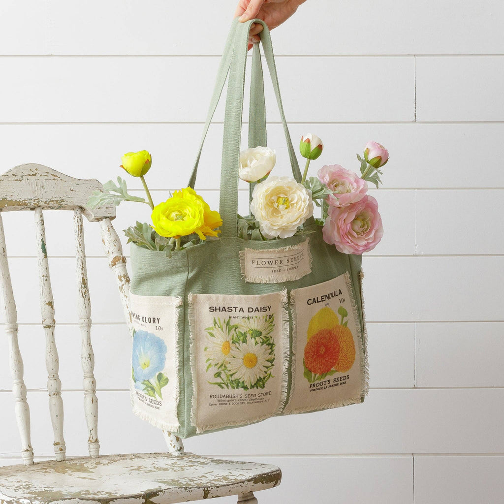 flower seed supplier Flower Seed Packets Tote