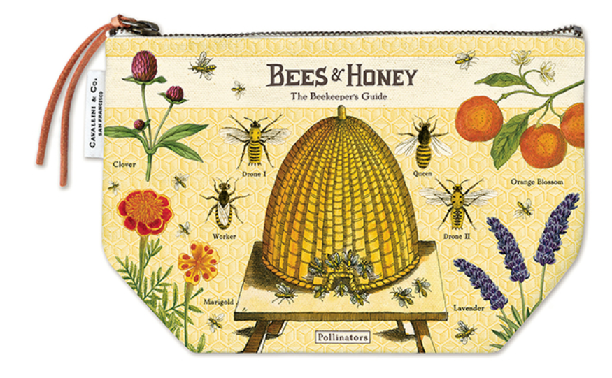 Bees & Honey Vintage Pouch