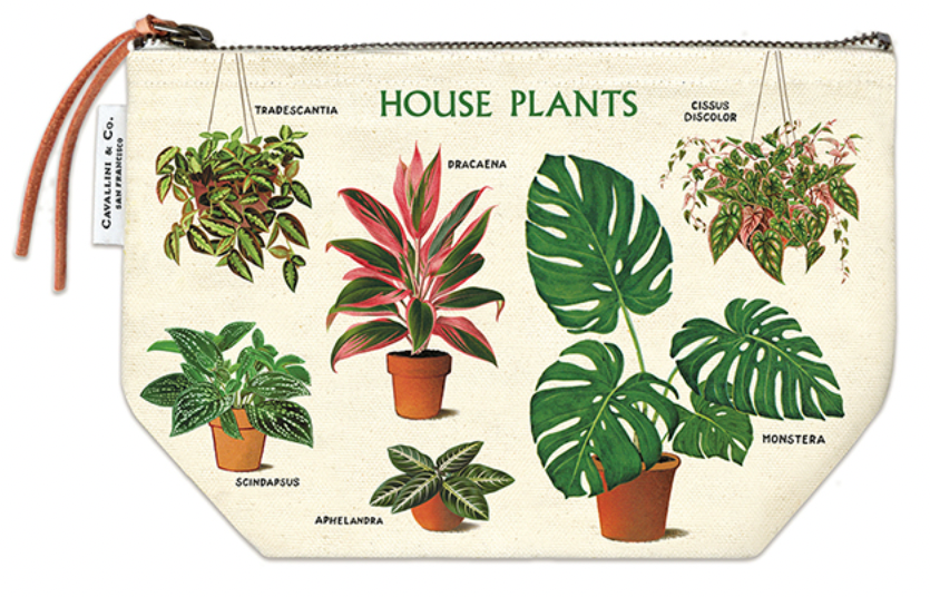 House Plants Vintage Pouch