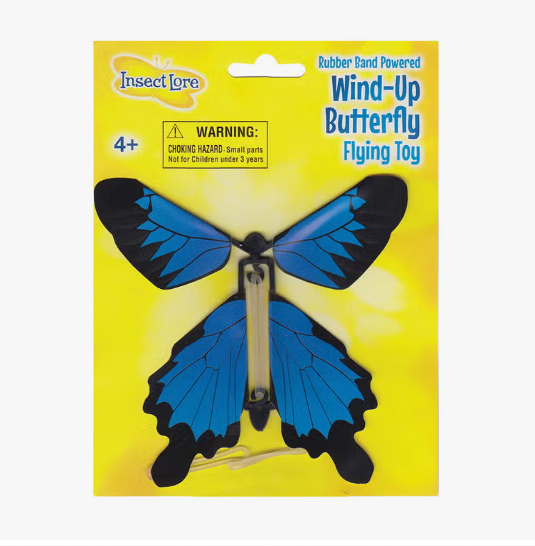 Wind-Up Butterfly Flying Toy Hope Flower Farm