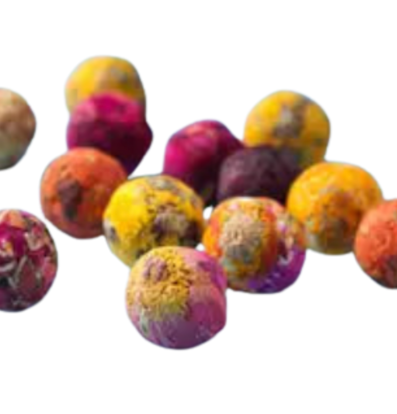 MINI Herbal Tea Balls, 3-Pack or Assortment  Rose Buds