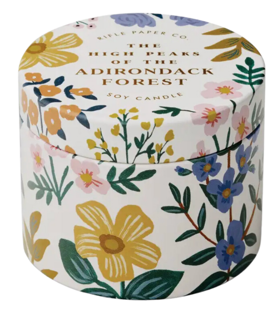 The High Peaks of the Adirondacks Forest 3 oz Tin Candle