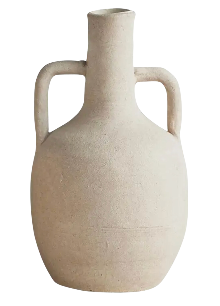 Cream Terracotta Vase