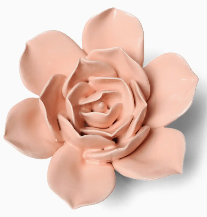 Ceramic Wall Art - Flower Pink