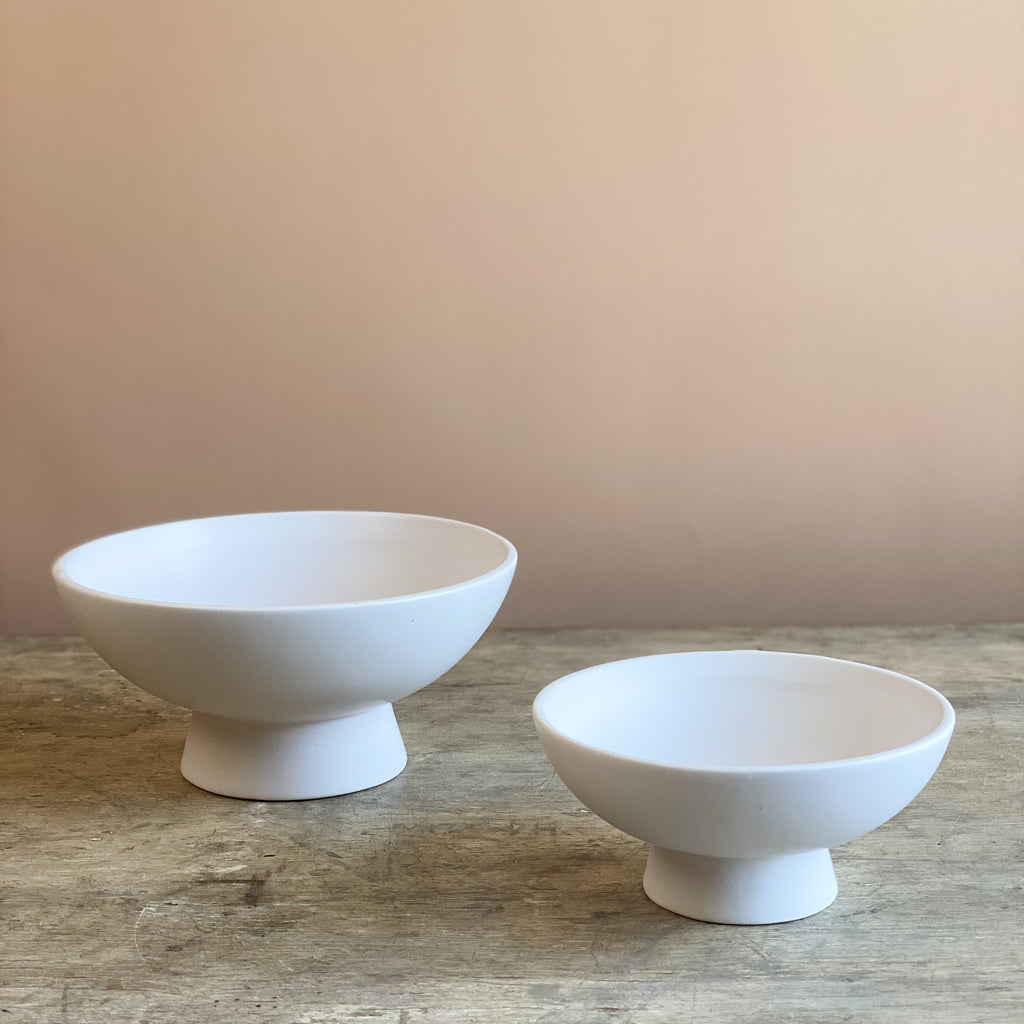 Holly Chapple product line featuring the ceramic Demi bowl from syndicate sales for sale at hope flower farm in Waterford Virginia