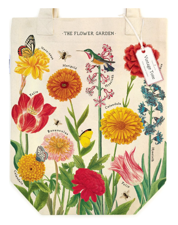 Vintage Tote - The Flower Garden