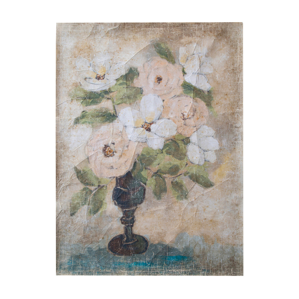 Decorator Paper w/ Flowers in Vase, Multi Color