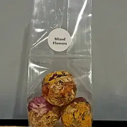 MINI Herbal Tea Balls, 3-Pack or Assortment  Mixed Flowers