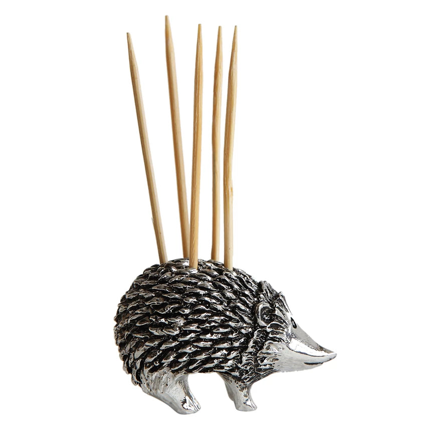 Hedgehog Toothpick Holder Toothpicks, Set of 6